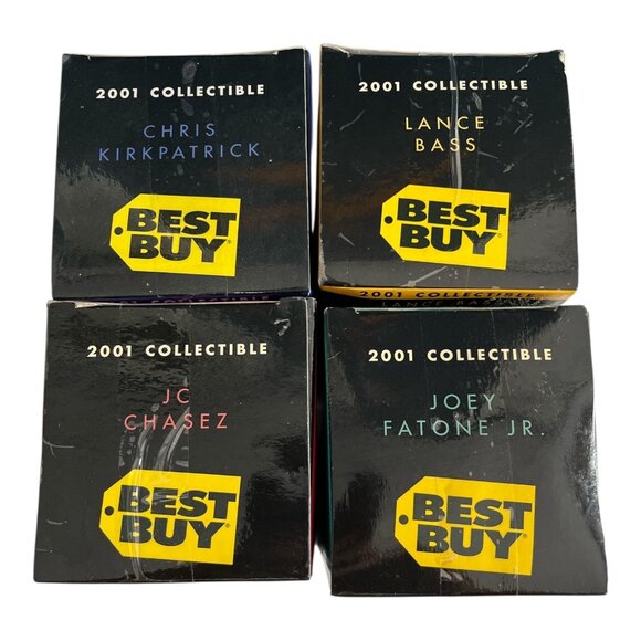 2001 NSYNC Best Buy Exclusive Collectible Bobblehead Set – JC Chasez, Chris Kirk - Picture 4 of 6